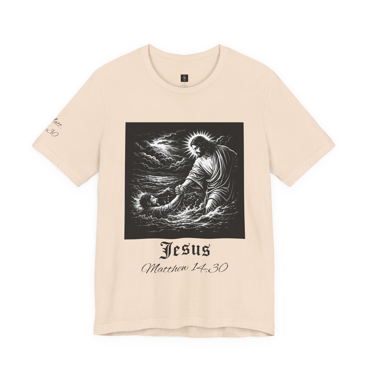 Jesus Matthew 14:30 T-Shirt