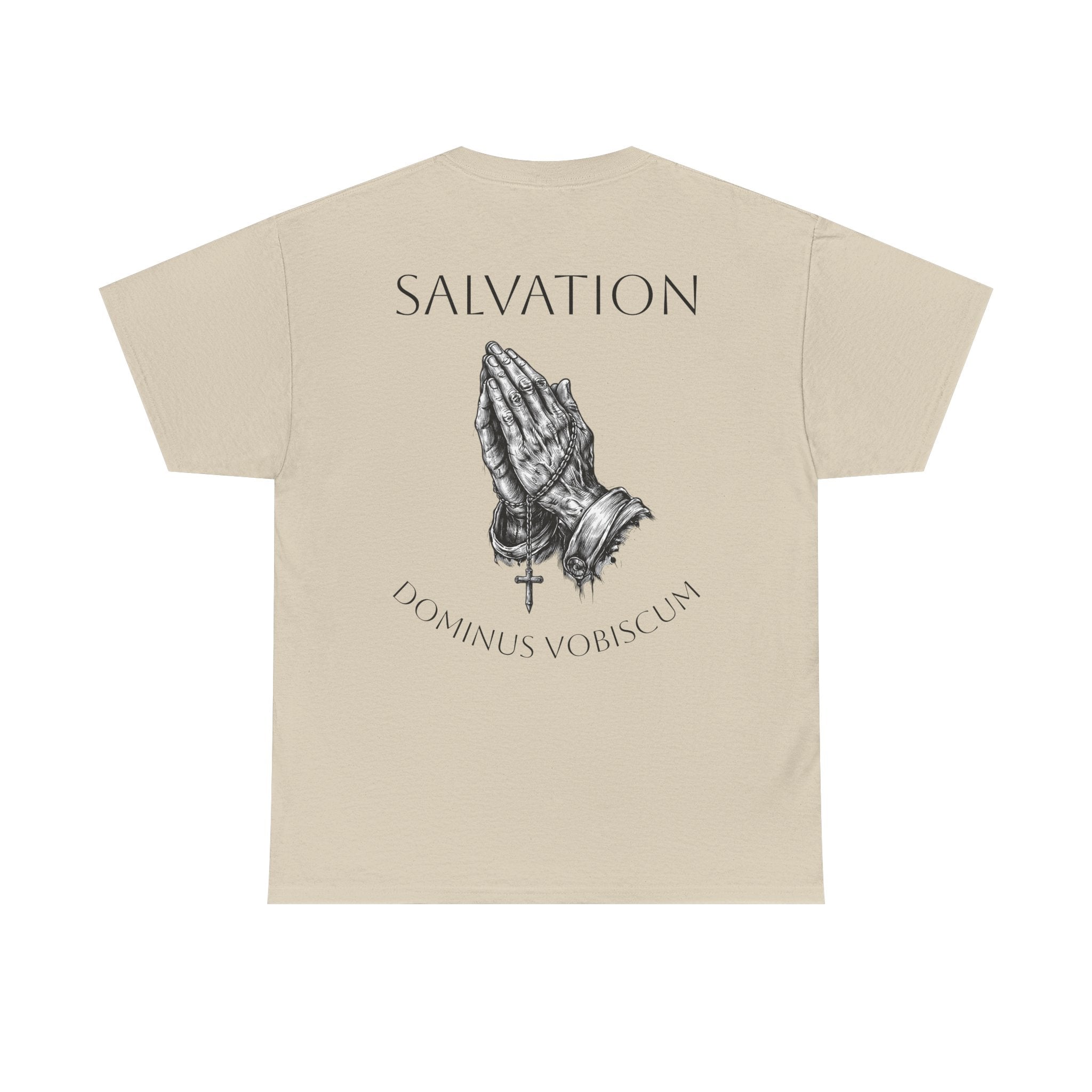 Praying Hands Dominus Vobiscum T-Shirt | Salvation Christian Tee