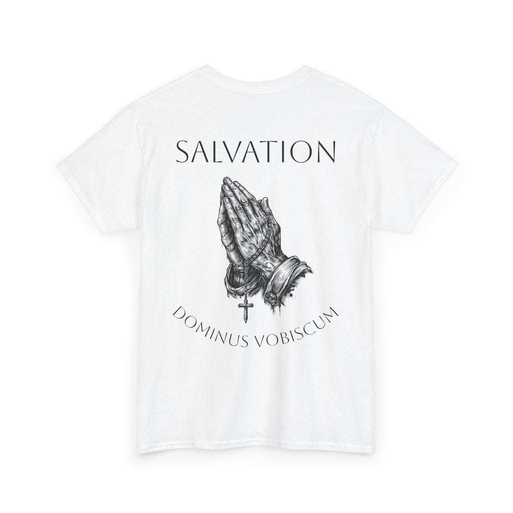 Praying Hands Dominus Vobiscum T-Shirt | Salvation Christian Tee