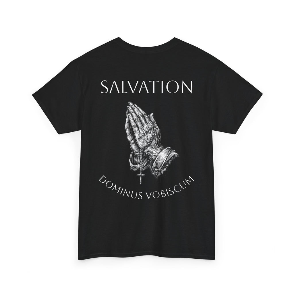 Praying Hands Dominus Vobiscum T-Shirt | Salvation Christian Tee