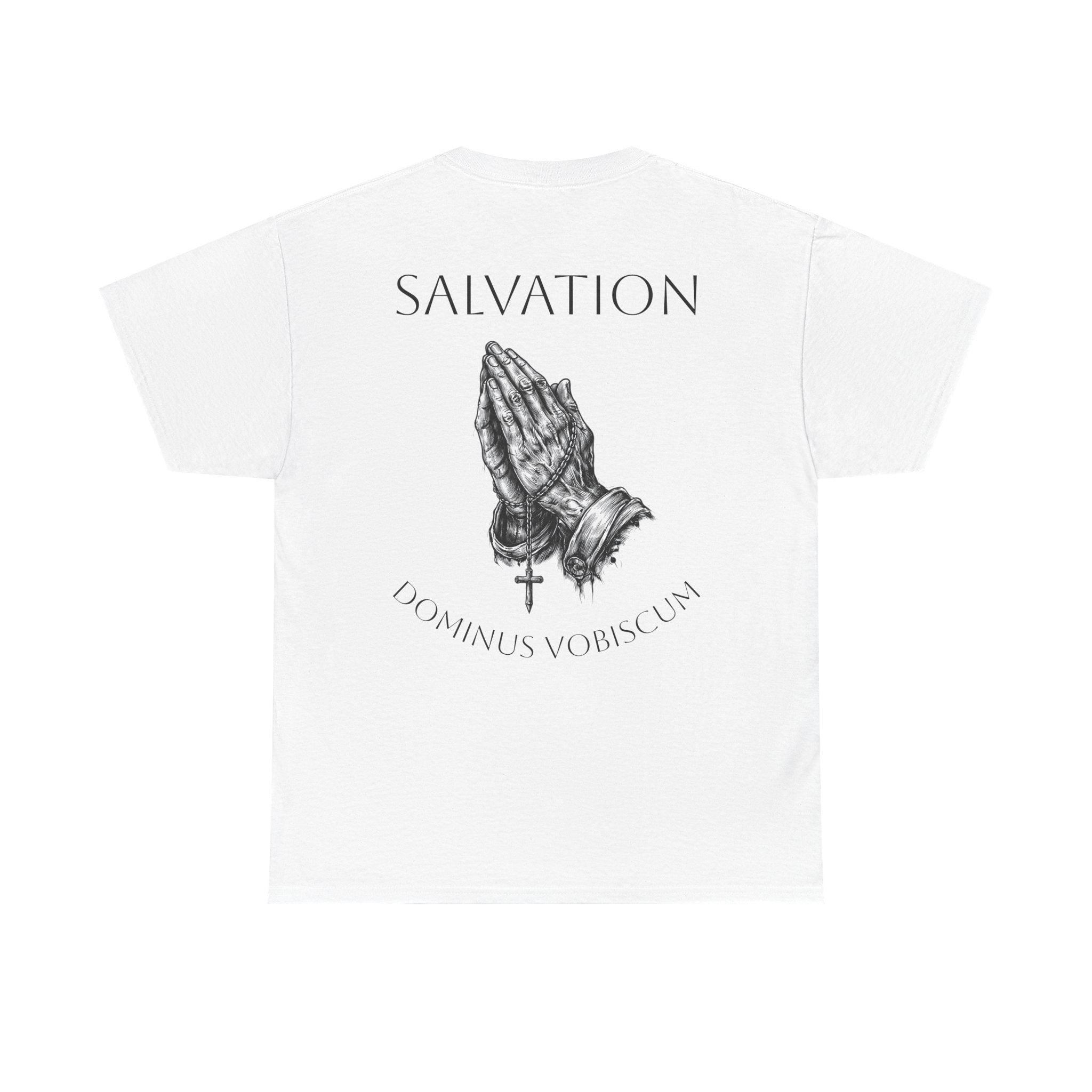 Praying Hands Dominus Vobiscum T-Shirt | Salvation Christian Tee