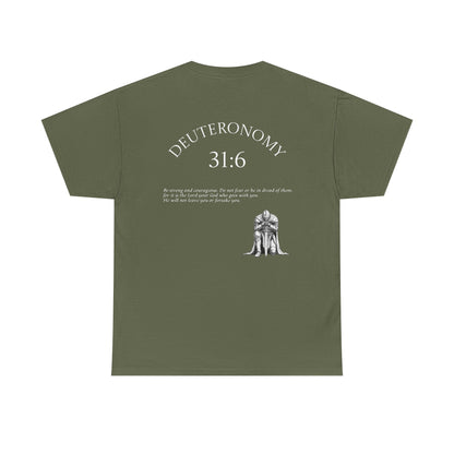 Deuteronomy 31:6 Scripture T-Shirt