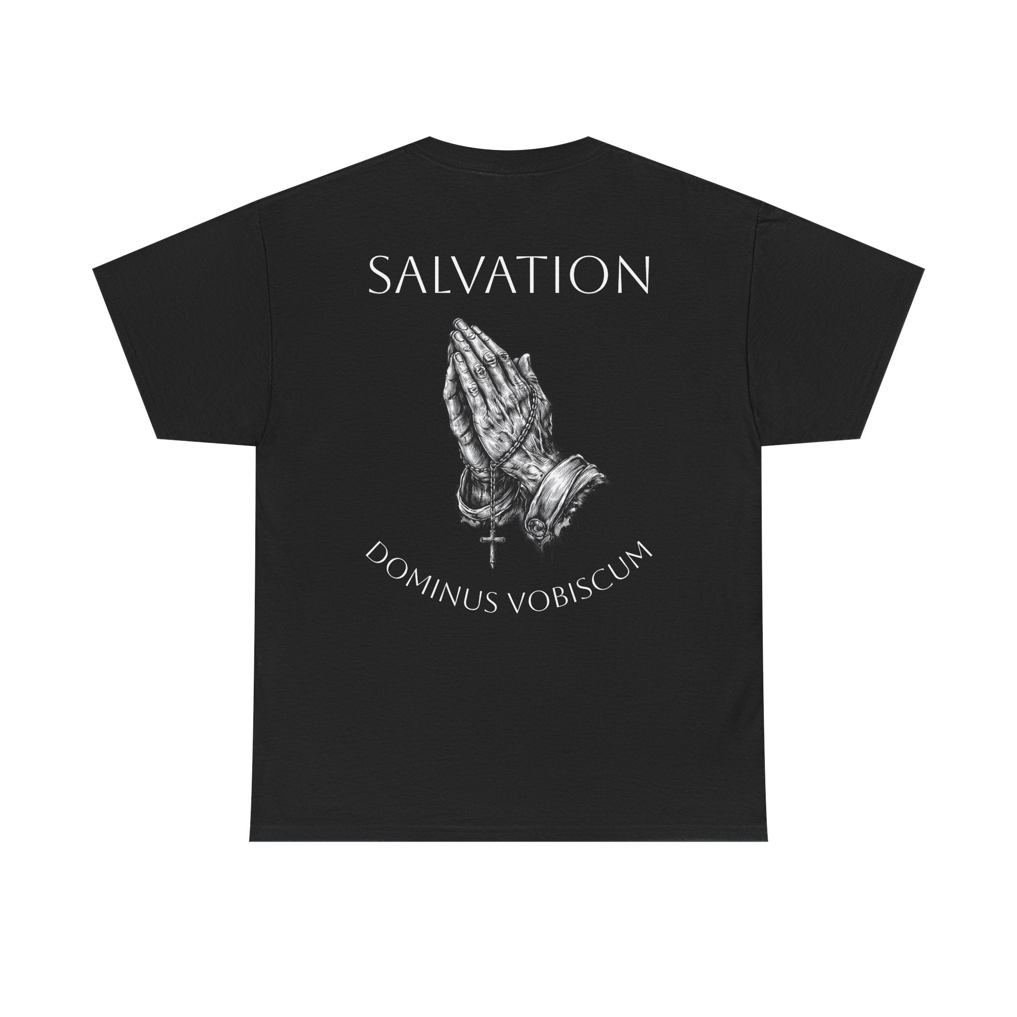 Praying Hands Dominus Vobiscum T-Shirt | Salvation Christian Tee