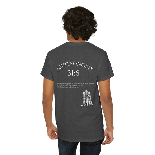 Deuteronomy 31:6 Scripture T-Shirt