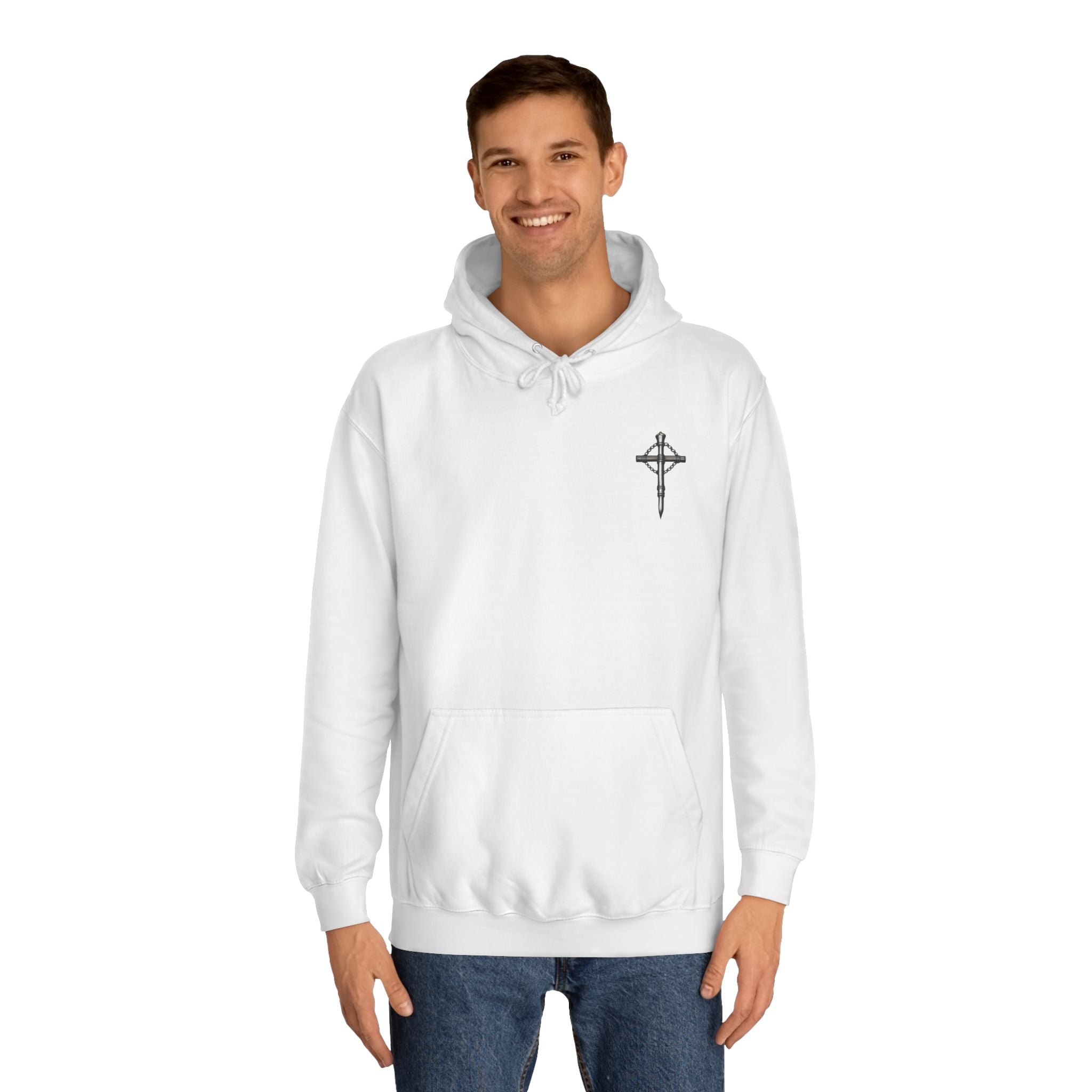 Praying Hands "Dominus Vobiscum" Salvation hoodie | Religious Cross Pullover